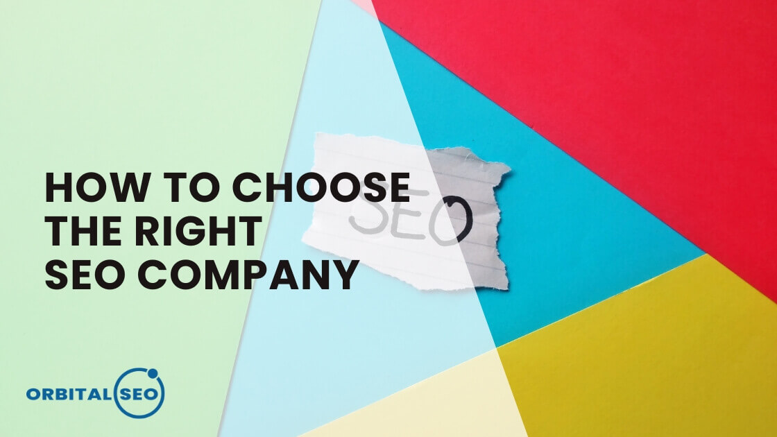 How to choose the right SEO company blog banner